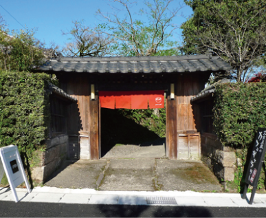 蒲生茶廊zenzai 玄関写真